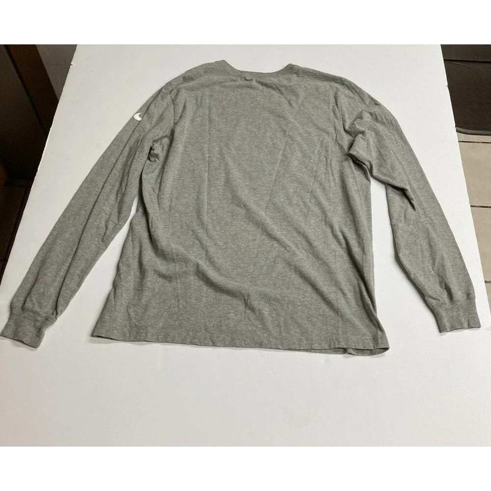 Nike Philadelphia Eagles Super Bowl LII Champions Gray Long Sleeve Shirt L